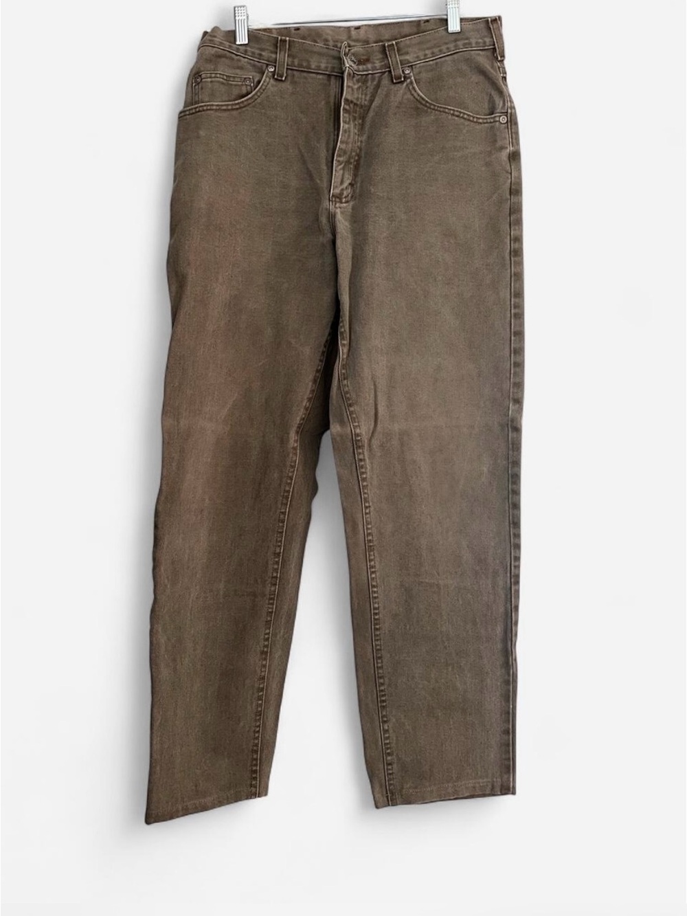 Lee Men's Straight Jeans in Dusty khaki